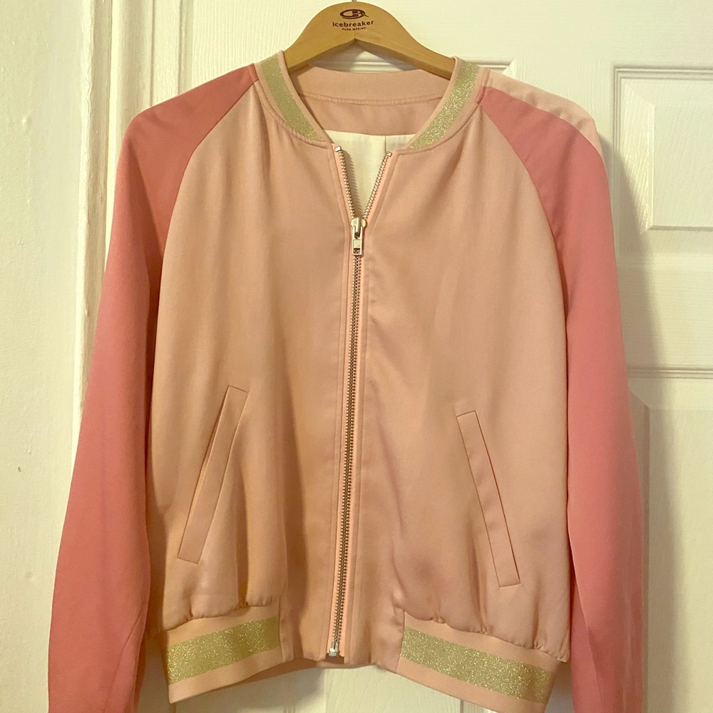 Beautiful silky bomber jacket